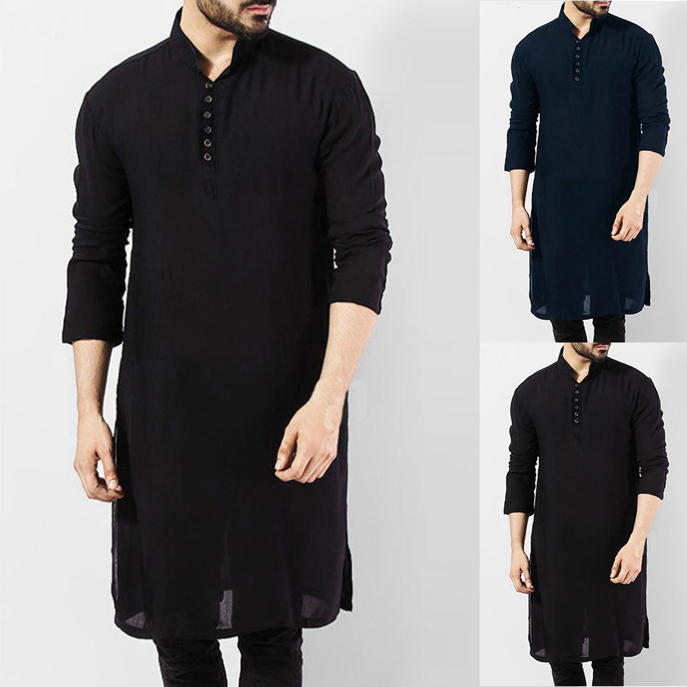 Mens Indian Traditional Kurta  - Kurta Men Cotton ulasan dan harga