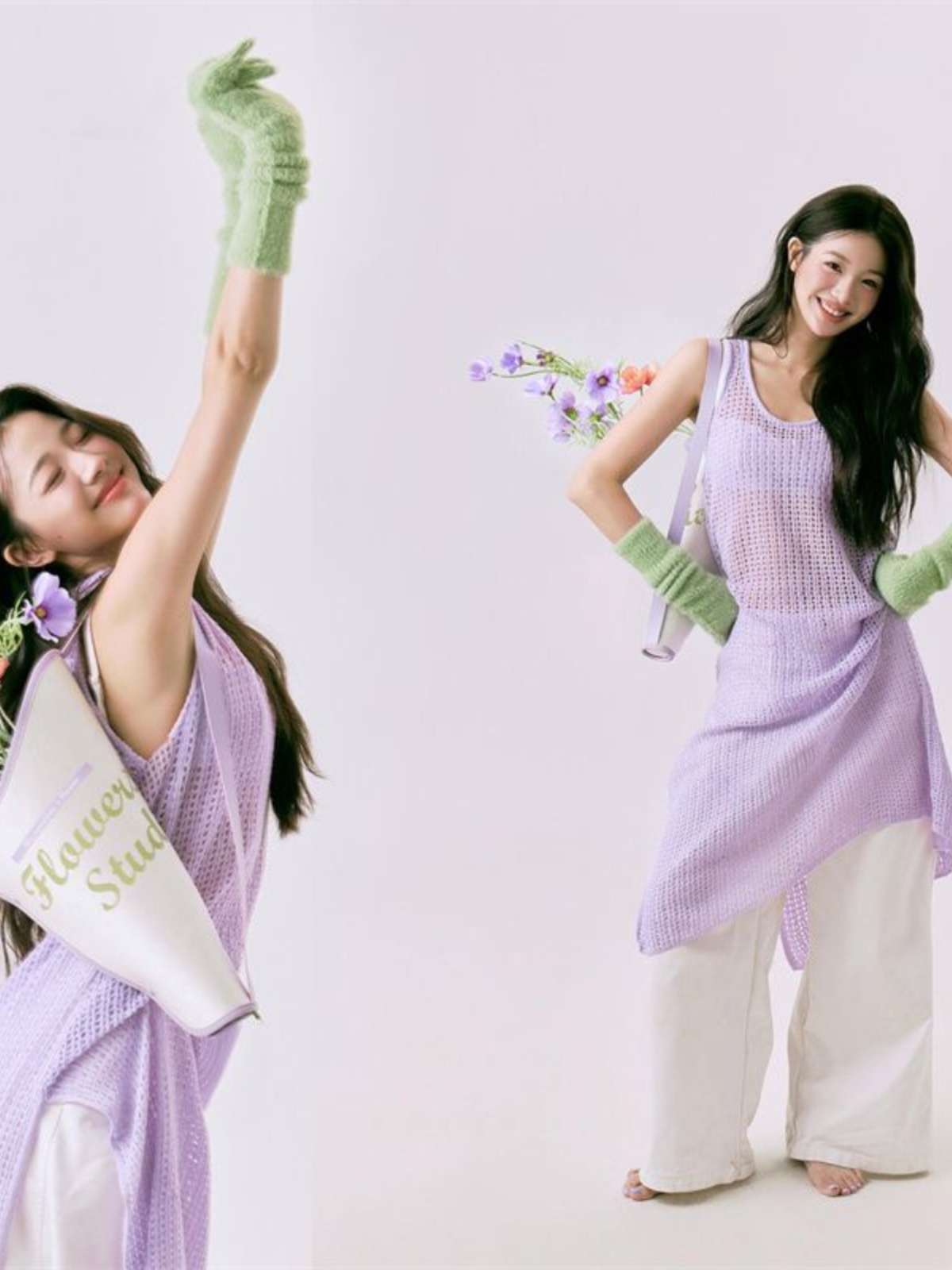 Romantic Spring  Flower Print  - New Ethnic Fashion ulasan dan harga