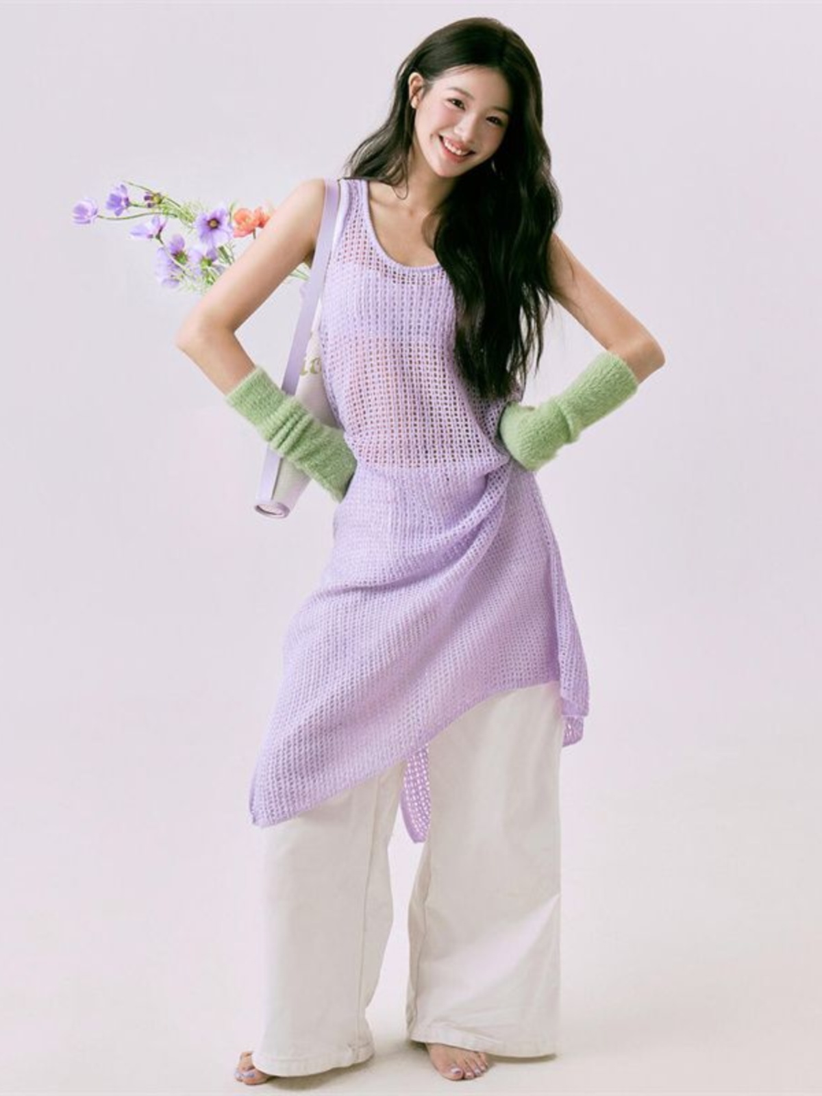 Romantic Spring  Flower Print  - New Ethnic Fashion ulasan dan harga