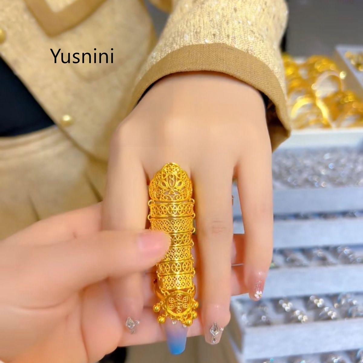 Hot Selling New Dubai Jewelry  - Ethnic Fashion Dubai ulasan dan harga