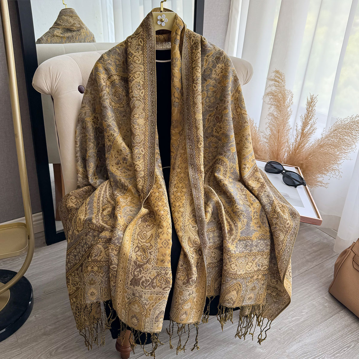 2025 Tassel Blanket Design Eth - New Ethnic Fashion ulasan dan harga
