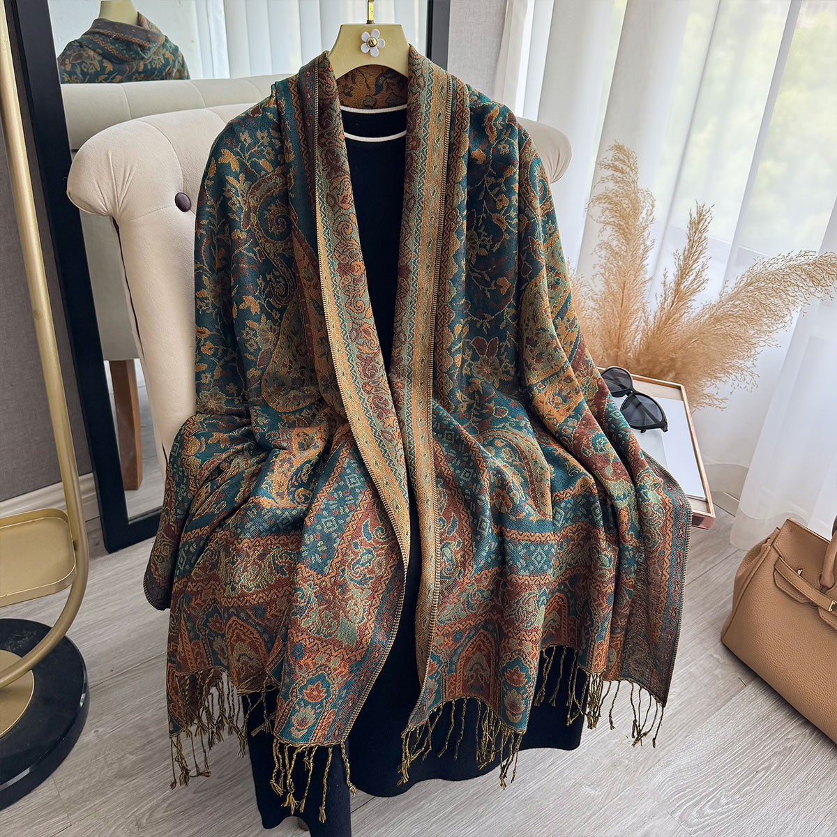 2025 Tassel Blanket Design Eth - New Ethnic Fashion ulasan dan harga