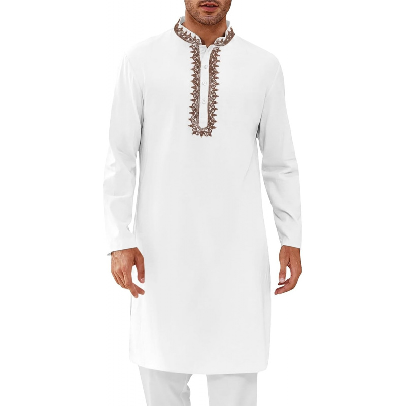 Mens Kaftan Thobe Cotton Henle - Kurta Men Cotton ulasan dan harga