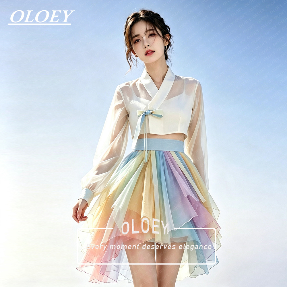 OLOEY Modern 3 PCS Short Conce - Hanbok Modern Set ulasan dan harga